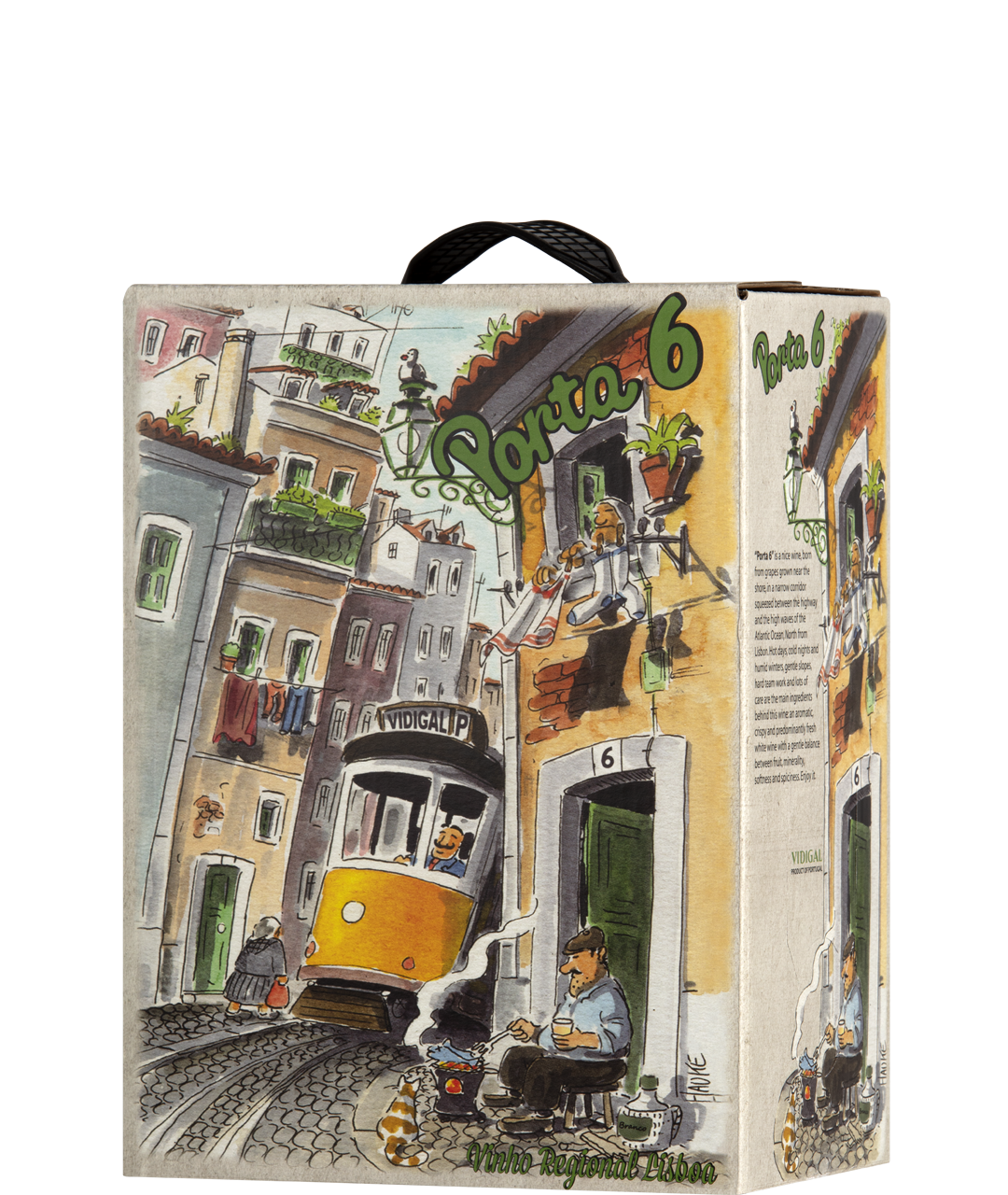 Porta 6 - Branco - BIB com asa